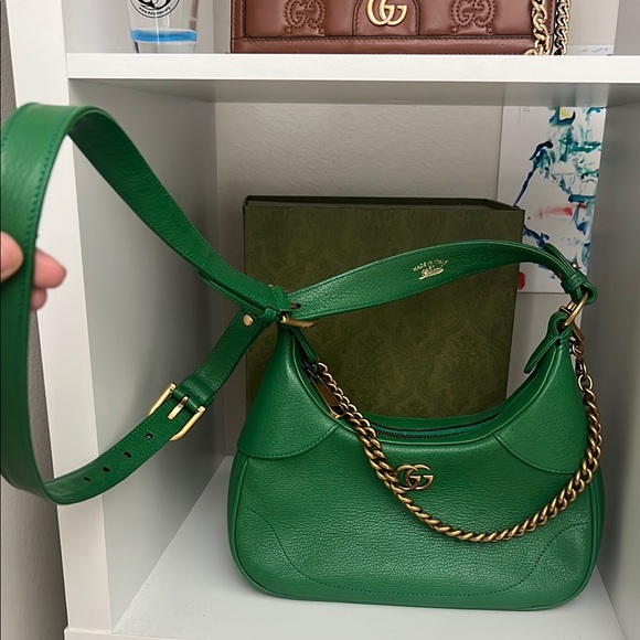 Gucci Green Leather Women's Bag - Picture 2 of 9
